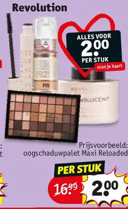 Kruidvat oogschaduwpalet Maxi Reloaded aanbieding