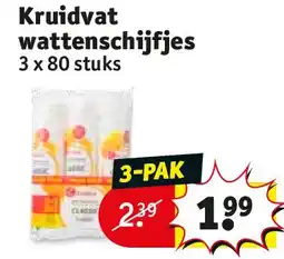 Kruidvat Kruidvat wattenschijfjes aanbieding