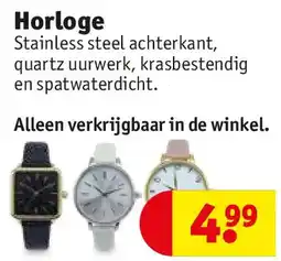 Kruidvat Horloge aanbieding