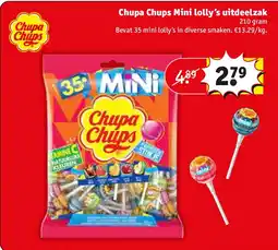 Kruidvat Chupa Chups Mini lolly’s uitdeelzak aanbieding