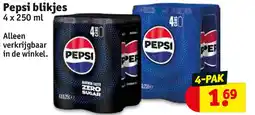 Kruidvat Pepsi blikjes aanbieding