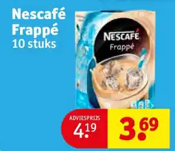Kruidvat Nescafé Frappé aanbieding