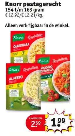 Kruidvat Knorr pastagerecht aanbieding