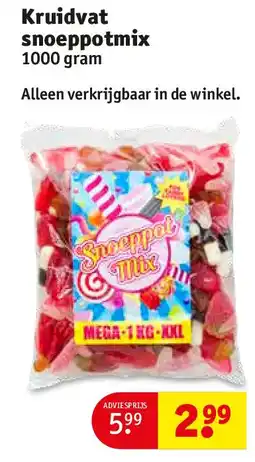 Kruidvat Kruidvat snoeppotmix aanbieding