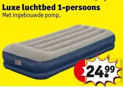 Kruidvat Luxe luchtbed 1-persoons aanbieding