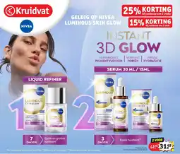 Kruidvat 2 x serum Luminous Glow 30 ml aanbieding