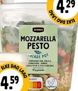 Jumbo Jumbo Salade Pot Mozzarella Pesto aanbieding
