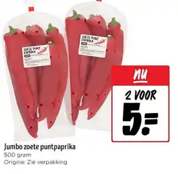 Jumbo Jumbo zoete puntpaprika aanbieding