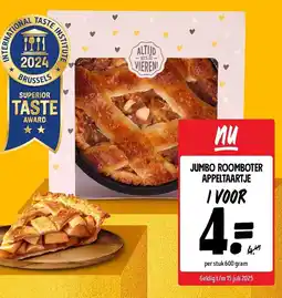 Jumbo Jumbo roomboter appeltaartje aanbieding