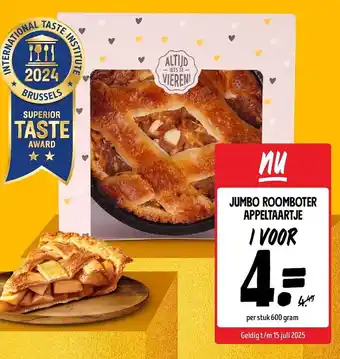 Jumbo Jumbo roomboter appeltaartje aanbieding