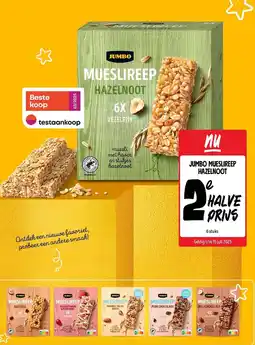 Jumbo JUMBO MUESLIREEP HAZELNOOT aanbieding