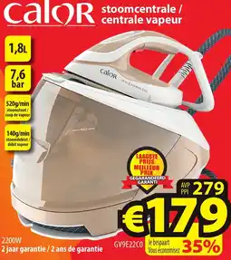 ElectroStock Calor stoomcentrale / centrale vapeur GV9E22C0 aanbieding