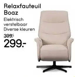 Leen Bakker Relaxfauteuil Boaz aanbieding