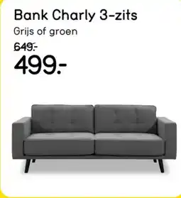 Leen Bakker Bank Charly 3-zits aanbieding