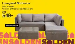 Leen Bakker Loungeset Narbonne aanbieding