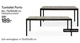 Leen Bakker Tuintafel Porto aanbieding