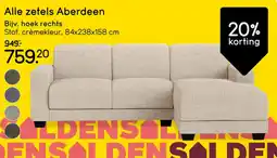 Leen Bakker Alle zetels Aberdeen aanbieding