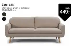Leen Bakker Zetel Lilly aanbieding