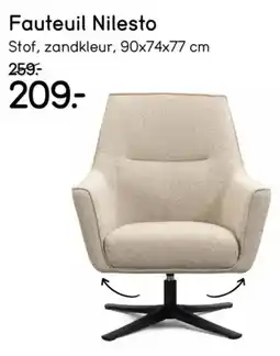 Leen Bakker Fauteuil Nilesto aanbieding