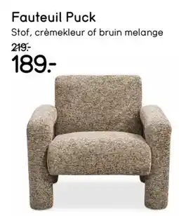 Leen Bakker Fauteuil Puck aanbieding