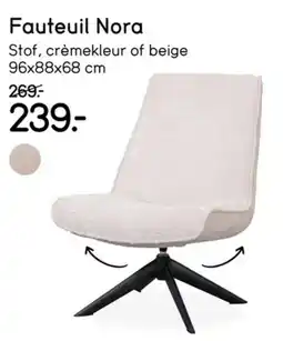 Leen Bakker Fauteuil Nora aanbieding