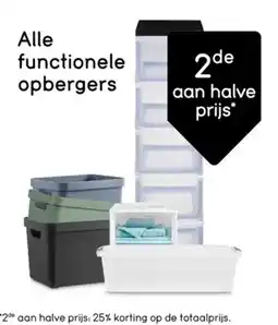 Leen Bakker Alle functionele opbergers aanbieding