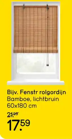 Leen Bakker Fenstr rolgordijn aanbieding