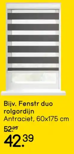 Leen Bakker Fenstr duo rolgordijn aanbieding