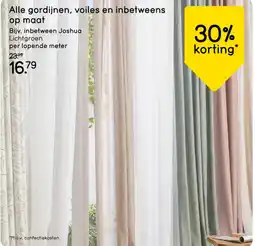 Leen Bakker Alle gordijnen, voiles en inbetweens op maat aanbieding