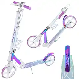 Decathlon Estelle PRO Neo Chrome 200mm step met schokdemper en bel aanbieding