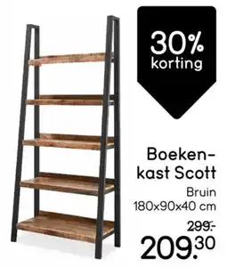 Leen Bakker Boeken Kkast Scott aanbieding