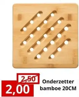 NH Market Onderzetter Bamboe aanbieding