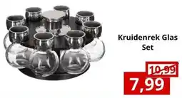 NH Market Kruidenrek Glas Set aanbieding