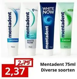 NH Market Mentadent Diverse soorten aanbieding