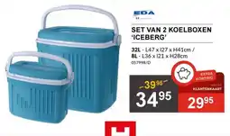 HandyHome EDA Set Van 2 Koelboxen Iceberg aanbieding