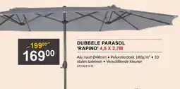 HandyHome Dubbele Parasol Rapino aanbieding