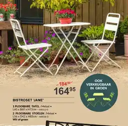HandyHome Bistroset Jane aanbieding