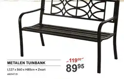 HandyHome Metalen Tuinbank aanbieding