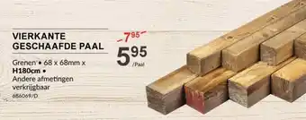 HandyHome Vierkante Geschaafde Paal aanbieding