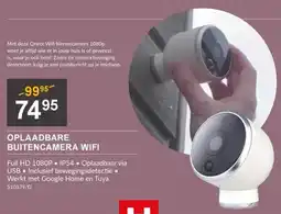 HandyHome Oplaadbare Buitencamera WiFi aanbieding