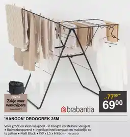 HandyHome Brabantia Hangon Droogrek aanbieding
