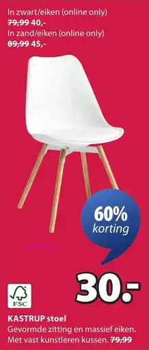 Jysk Kastrup Stoel aanbieding