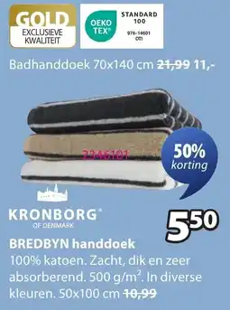 Jysk Bredbyn Handdoek aanbieding