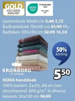 Jysk Nora Handdoek aanbieding