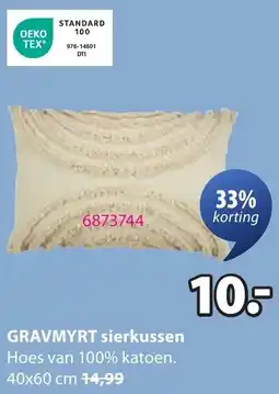 Jysk Gravmyrt Sierkussen aanbieding