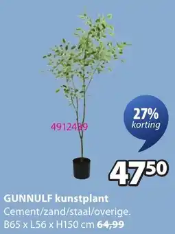 Jysk Gunnulf Kunstplant aanbieding