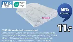 Jysk Fondsbu Synthetisch Zomerdekbed aanbieding