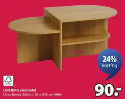 Jysk Lisbjerg Salontafel aanbieding