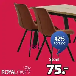 Jysk Royal Oak Hygum Stoel aanbieding