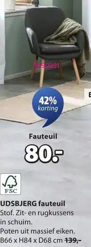 Jysk Udsbjerg Fauteuil aanbieding